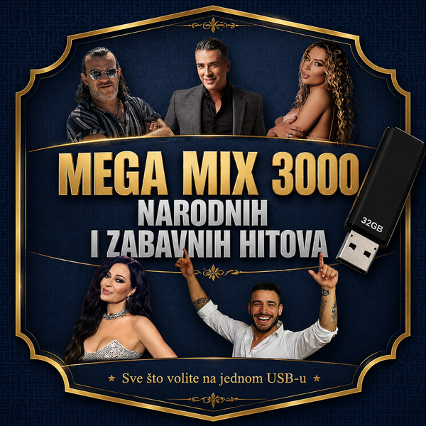 MEGA MIX - 3000 NARODNIH I ZABAVNIH HITOVA