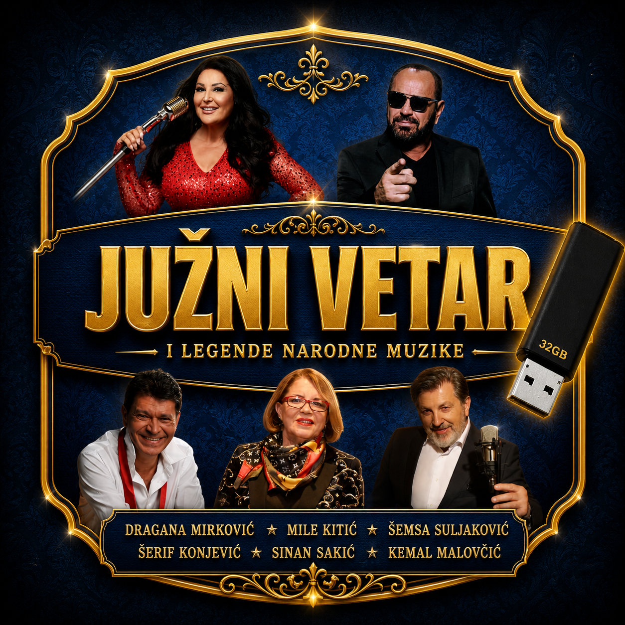 ZLATNA KOLEKCIJA - Južni Vetar i Legende Narodne Muzike